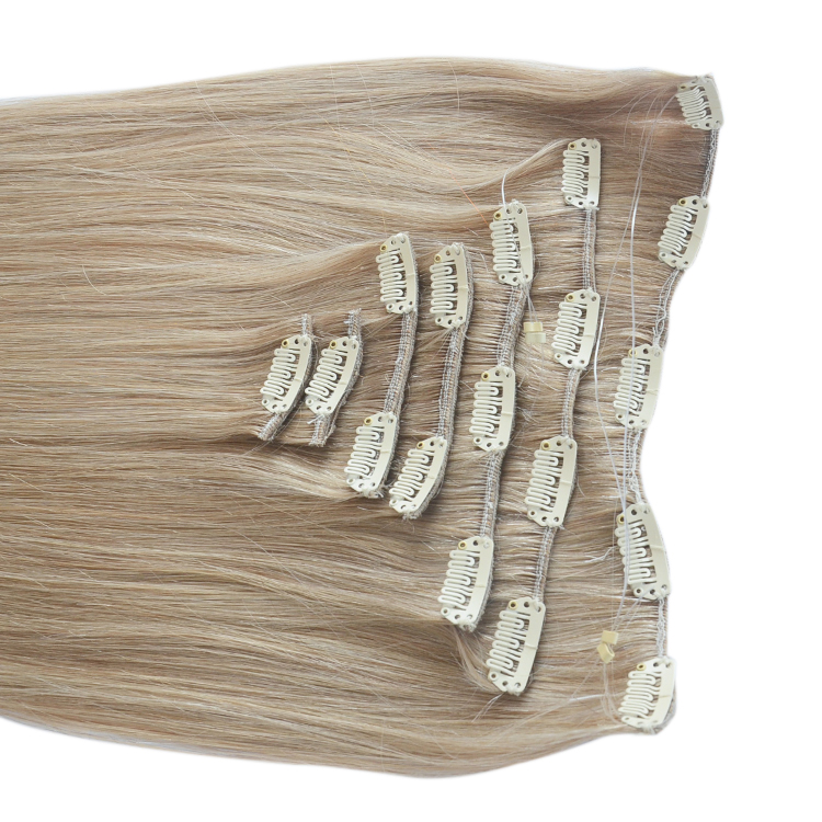 Clip In Hair Extensions Best Quality Remy Hair Extensions Soft Human Hair   LM241